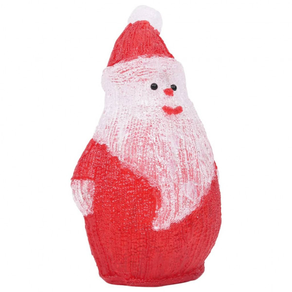 Figura de Papá Noel de acrílico navideño LED 28 cm M 2