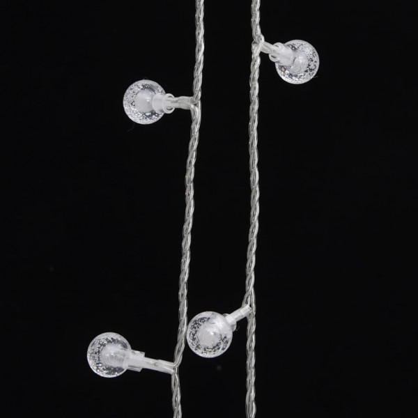 Guirnalda de luces globos 8 funciones 40 m 400 LEDs blanco frío M 5