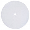 Saia para árvore de Natal 122 cm pelo sintético branco 2