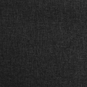 Taburetes de cocina 2 unidades tela negro H