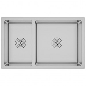 Fregadero de cocina de acero inoxidable H