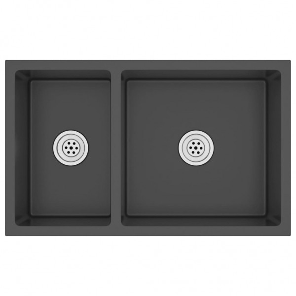 Fregadero de cocina de acero inoxidable D