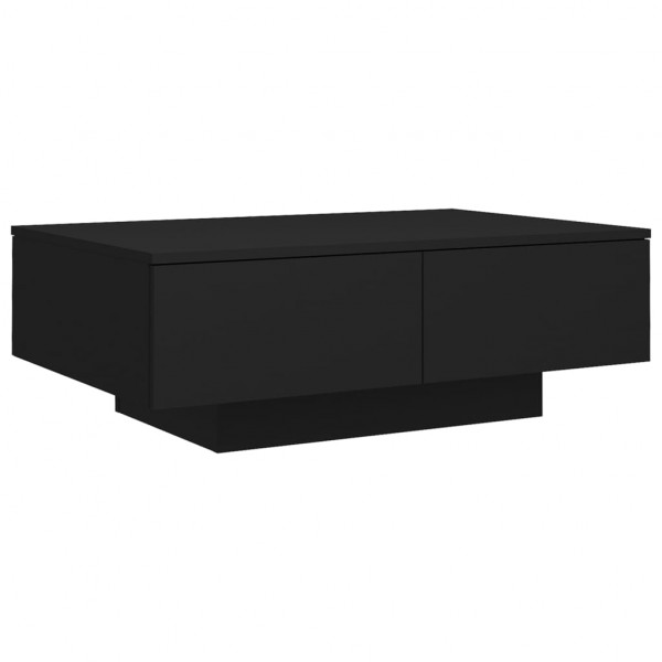 Mesa de centro 90x60x31 cm contraplacado preto M 2