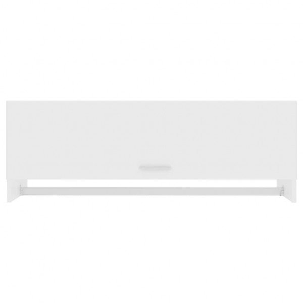 Armario de madera contrachapada blanco 100x32.5x35 cm M 4