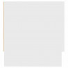 Armario de madera contrachapada blanco 100x32.5x35 cm 5