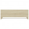 Armario de madera contrachapada roble Sonoma 100x32.5x35 cm 3