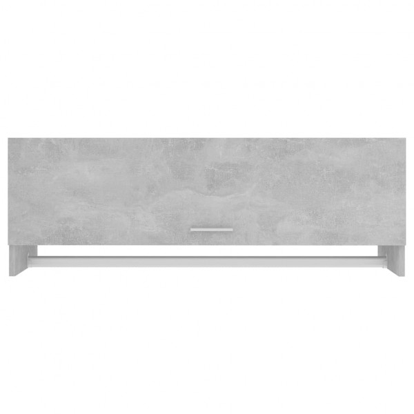 Armario de madera contrachapada gris hormigón 100x32.5x35 cm M 4