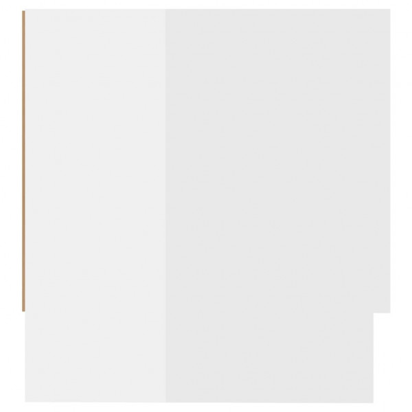 Roupeiro 100x32.5x35 cm derivados de madeira branco brilhante M 5