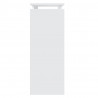 Mesa consola 80x30x80 cm derivados de madeira branco 5