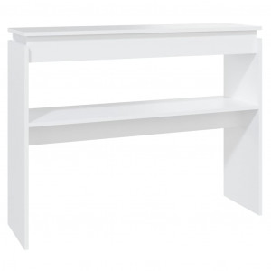 Mesa consola 102x30x80 cm derivados de madeira branco H