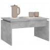 Mesa de centro madera contrachapada gris hormigón 68x50x38 cm 4