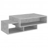 Mesa de centro de aglomerado gris 105x55x32 cm 2