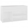 Banco zapatero de madera contrachapada blanco 80x30x45 cm 3
