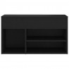 Banco sapateira 80x30x45 cm derivados de madeira preto 5
