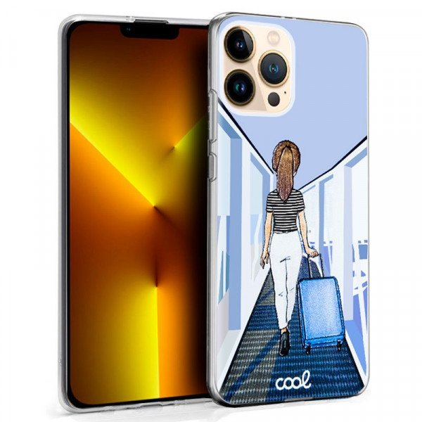 Carcasa COOL para iPhone 13 Pro Max Dibujos Travel D