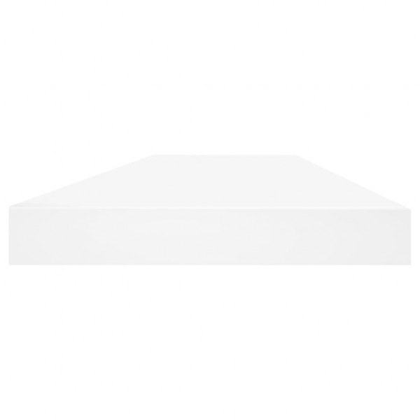 Estante flotante de pared MDF roble y blanco 60x23.5x3.8 cm M 5