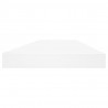 Estante flotante de pared MDF roble y blanco 60x23.5x3.8 cm 5