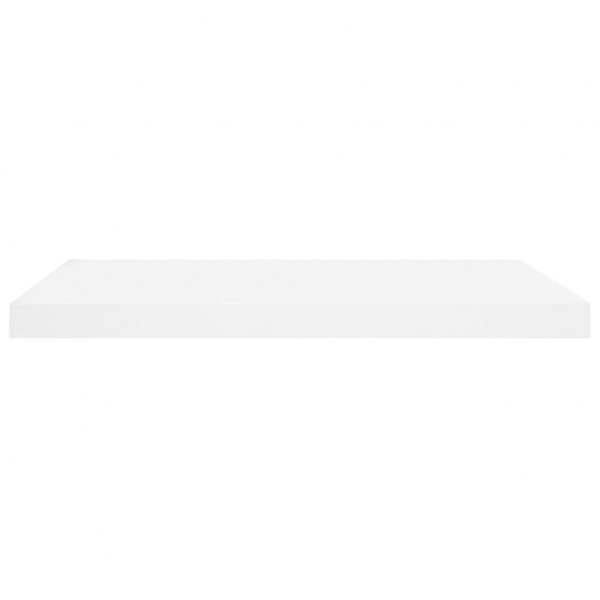 Estante flotante pared 2 uds MDF roble y blanco 60x23.5x3.8 cm M 5