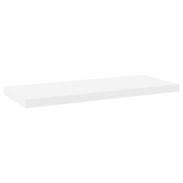Prateleiras de parede 2 pcs 80x23.5x3.8cm MDF carvalho e branco M 4