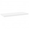 Estante flotante de pared MDF roble y blanco 80x23.5x3.8 cm 4