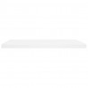 Prateleiras de parede 2 pcs 80x23.5x3.8cm MDF carvalho e branco 5