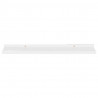 Estantes de pared 2 unidades blanco brillo 60x9x3 cm 5