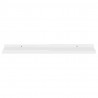Prateleiras de parede 4 pcs 80x9x3 cm branco brilhante 4