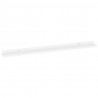 Prateleiras de parede 2 pcs 100x9x3 cm branco 5