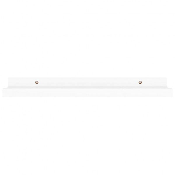 Prateleiras de parede 4 pcs 40x9x3 cm branco M 5
