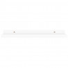 Estantes de pared 4 unidades blanco 40x9x3 cm 5