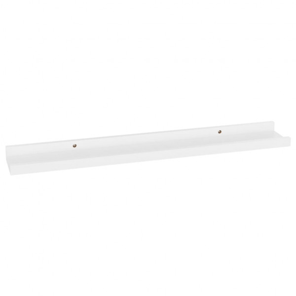 Prateleiras de parede 4 pcs 60x9x3 cm branco M 5