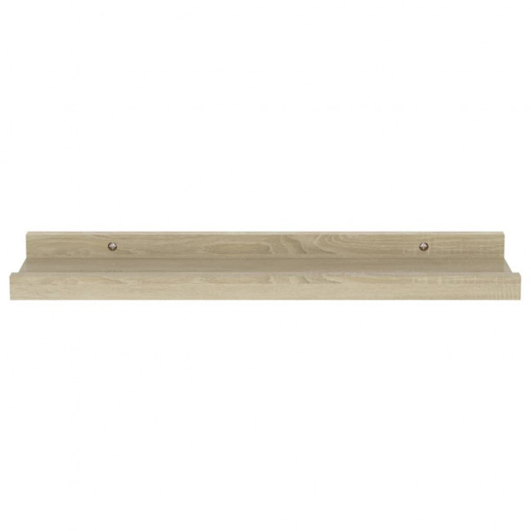 Prateleiras de parede 2 pcs 40x9x3 cm carvalho sonoma M 5