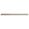 Prateleiras de parede 2 pcs 115x9x3 cm cinzento cimento 5