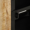 Mueble para TV de madera maciza de mango rugosa 110x30x45 cm 3