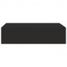 Prateleiras de parede com gavetas 2 pcs MDF 40x23.5x10 cm preto 5