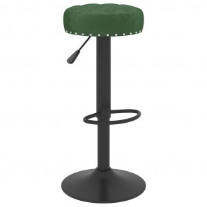 Bancos de bar 2 pcs veludo verde-escuro H