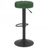 Taburetes de cocina 2 unidades terciopelo verde oscuro 5