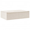 Caixa de arrumação tecido 70x40x18 cm cor creme 2