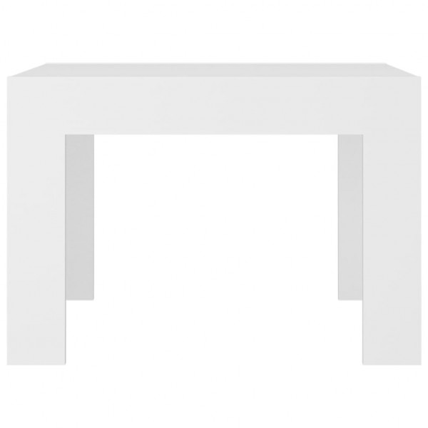 Mesa de centro 50x50x35 cm derivados madeira branco M 5
