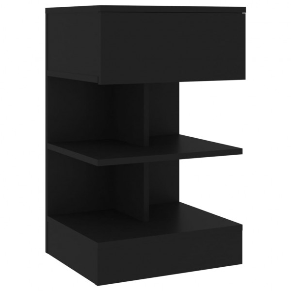 Mesas de cabeceira 2 pcs 40x35x65 cm preto M 5