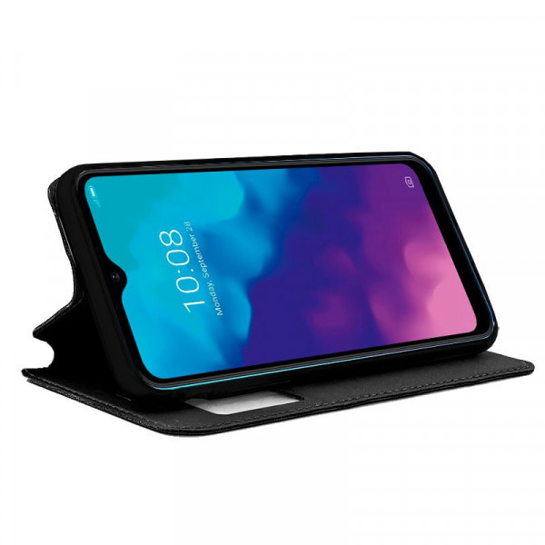 Fundação COOL Capa de Flip para ZTE Lâmina V30 Vita Liso Preto M 2