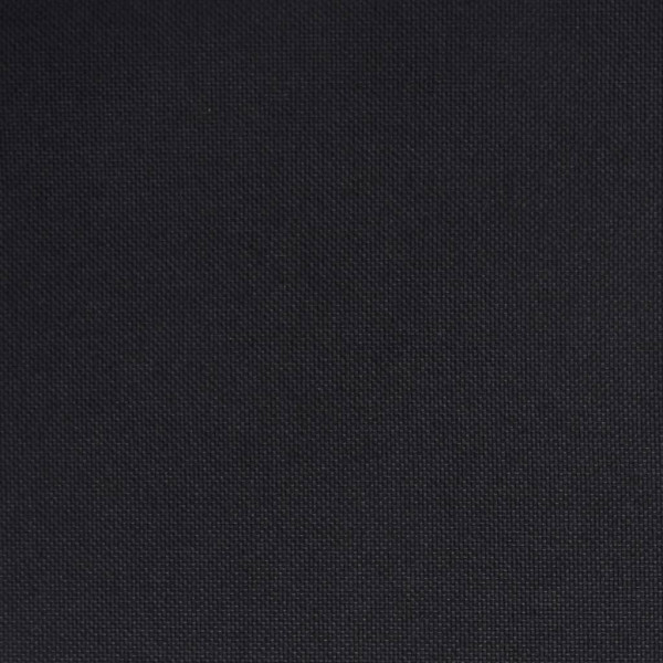 Silla mecedora con reposapiés tela negro M 2