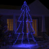 Árvore de Natal em cone 360 LEDs 143x250 cm interior e exterior 1