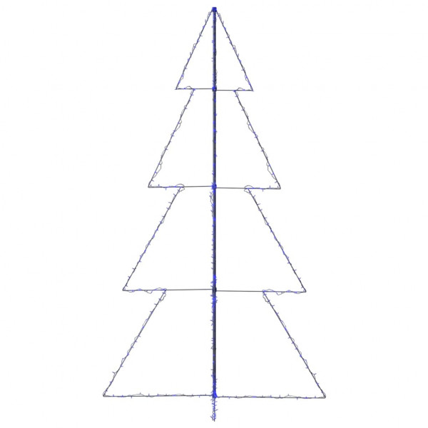 Árvore de Natal em cone 360 LEDs 143x250 cm interior e exterior M 5