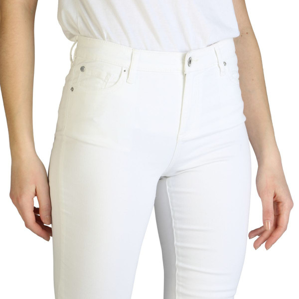 Mesa auxiliar de madera contrachapada blanco 50x50x35 cm D