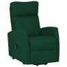 Sillón elevable tela verde oscuro 3