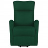 Poltrona elevatória tecido verde-escuro 4