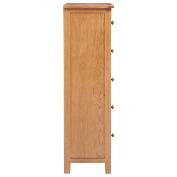 Cajonera sinfonier de madera de roble maciza 45x32x110 cm M 3