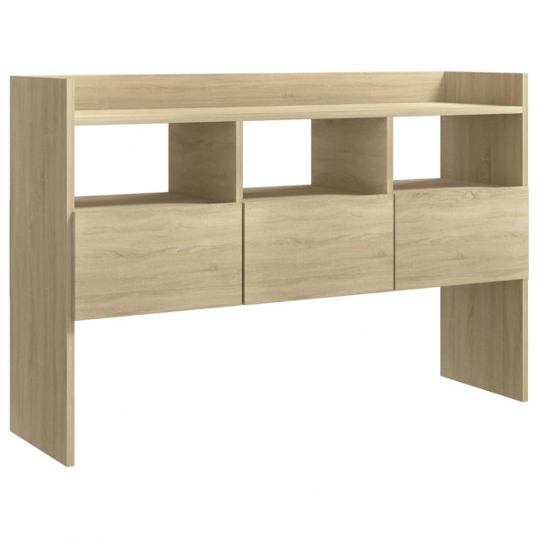 Aparador de madera contrachapada roble Sonoma 105x30x70 cm M 2
