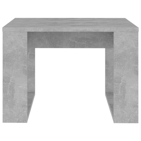 Mesa de apoio 50x50x35 cm derivados de madeira cinzento cimento M 5